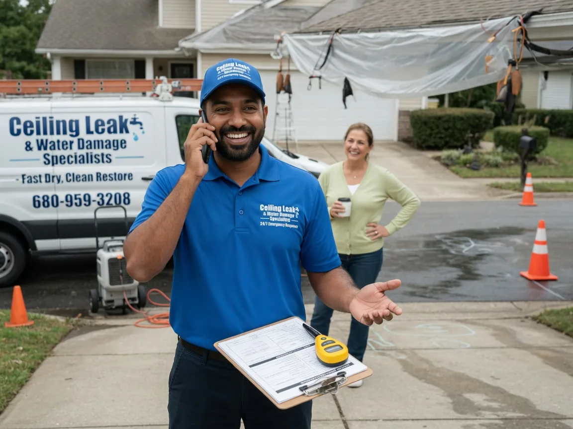 Ceiling Leak Cleanup Lefors, TX FAQs