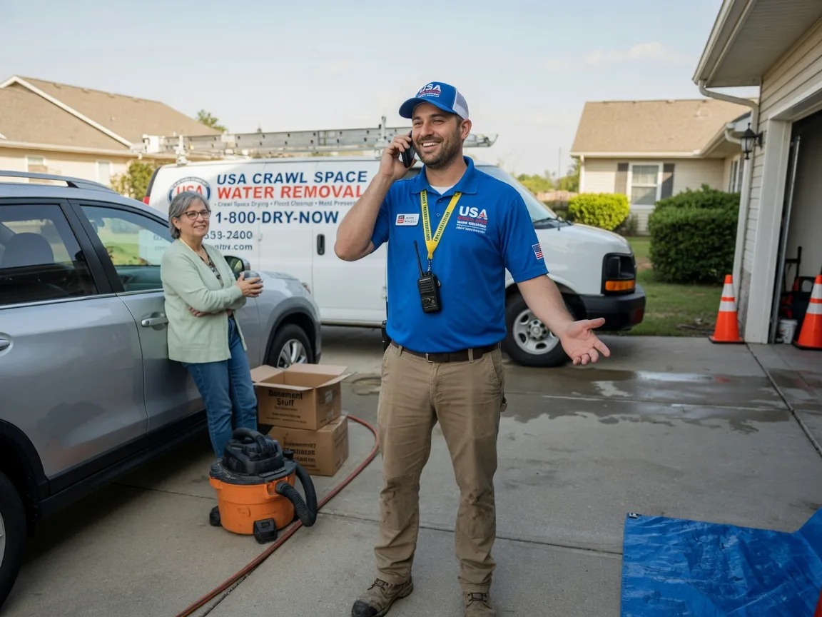 Crawl Space Water Removal Lefors, TX FAQs